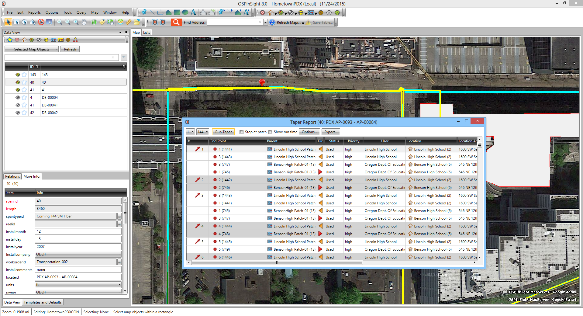 Edit aerial view wt Taper Edit aerial view wt Taper